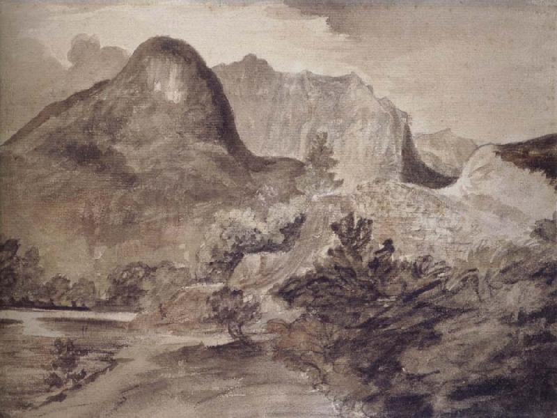 John Constable The Castle Rock,Borrowdale oil painting image